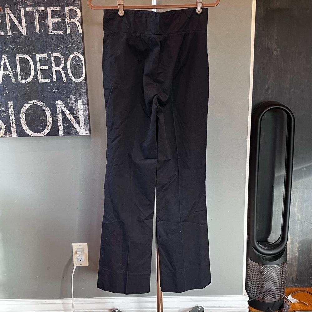 🐠Prada high waist paper bag trouser pants black  medium cotton - Picture 4 of 8